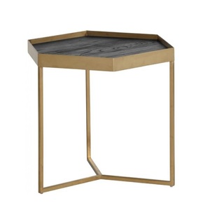Muebles Mesa auxiliar dorada Mesa auxiliar personalizada Diseño exclusivo minimalista Mesa de centro de metal suministrada por India - Product Image 3