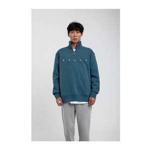 Sudaderas y sudaderas bordadas de invierno para hombre-Personalizable Tallas grandes 100% Algodón Diseño de bolsillo de ajuste de gran tamaño - Product Image 1