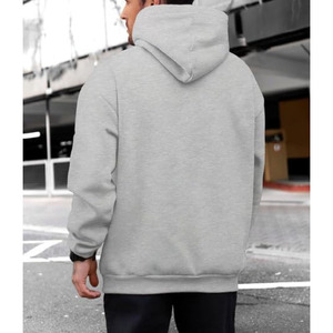 Top demandé conception personnalisée logo impression nouveau surdimensionné uni 100% polyester coton vierge sweats à capuche hommes pull grande taille sweats à capuche - Product Image 2