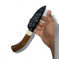 Couteau en obsidienne noire extra large-Vente en gros d'outils en cristal fabriqués à la main | Vente en gros grand couteau en obsidienne noire