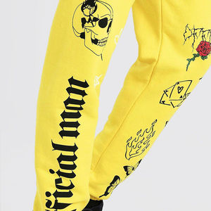 Ensemble sweat à capuche et pantalon de survêtement Streetwear délavés à l'acide survêtements évasés pour l'hiver - Product Image 3