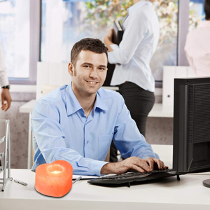 เชิงเทียนหินเกลือหิมาลัยสีชมพูงานฝีมือตามสั่ง - Product Image 5