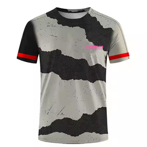 เสื้อยืดคอกลมโอเวอร์ไซส์ทรงหลวมเนื้อผ้านุ่มพิเศษสำหรับผู้ชาย พิมพ์ลายแบบรีดร้อน ผ้าฝ้าย 100% ป้องกันการยับ รับสั่งทำได้ - Product Image 6