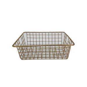 Unique Design Metal and Iron Rectangle Shape <b>Basket</b> Wholesale Bulk Simple Design High Quality for <b>Storage</b> Fruit Customized - Product Image 2