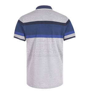 เสื้อยืดผู้ชายคุณภาพพรีเมียมขายส่ง ผ้าฝ้าย 100% ลายเรียบ กันยับ แห้งเร็ว ผ้าถักสีตัดกัน - Product Image 2