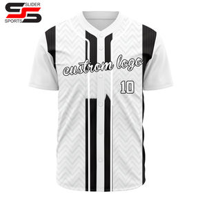 2025 New OEM Manufacturer Blank Stitched Baseball Jerseys High Quality Fully Dye Sublimation Mesh Baseball <b>Shirts</b> Jersey - Product Image 1