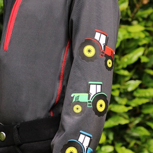 Vente en gros du fabricant de vêtements de compression à demi-fermeture éclair pour enfants couche de base à manches longues avec tissu extensible respirant pour l'équitation - Product Image 4