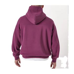 2024 sudaderas con capucha de Hip Hop para hombre de alta calidad, diseño de cremallera de moda superior, ropa de gimnasio para entrenamiento de invierno, técnicas teñidas lisas - Product Image 5
