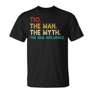 T-Shirt Vintage Tio the Man the Myth the Bad Influence, Prodotto Promozionale Premium - Product Image 2