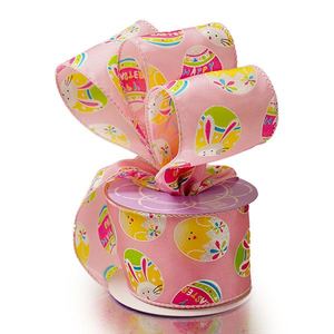 Pink Decorated <b>Easter</b> Egg <b>Ribbon</b> for Festive <b>Easter</b> Decorations - Product Image 1