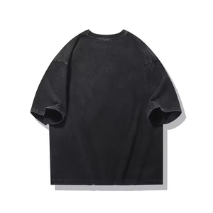 Camiseta personalizada de algodón 100% para hombre, ropa de peso pesado, Camiseta estampada de marca, Camiseta con estampado de soplo con logotipo en stock - Product Image 4