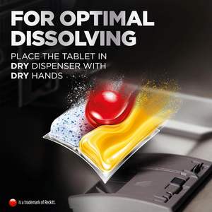 Tablettes lave-vaisselle Finish, Ultimate Plus Infinity Shine, 105 tablettes détergentes, éclat citronné, efficace contre la graisse - Product Image 3