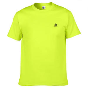 T-shirt en coton biologique de haute qualité pour hommes T-shirt coupe ajustée écologique en gros 100% t-shirts en coton uni pour hommes - Product Image 3