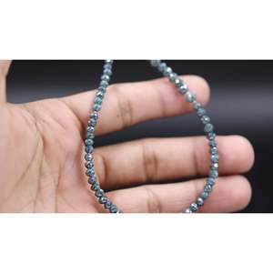 Perles de diamant bleu facettées de qualité AAA+ en vrac - Product Image 5
