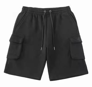 Shorts cargo en toile de coton/spandex pour homme avec logo personnalisé, respirants et à séchage rapide - Product Image 3