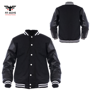 Chaqueta de la Universidad de La Universidad para hombre, chaqueta masculina con logotipo personalizado, color blanco, 2022 - Product Image 6