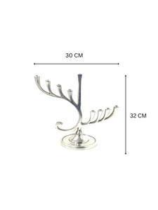 ที่วางเทียนทำด้วยมือของตกแต่งโต๊ะที่หรูหราสำหรับคริสต์มาสงานแต่งงานโอกาสอื่นๆโถเทียน Menorah - Product Image 4