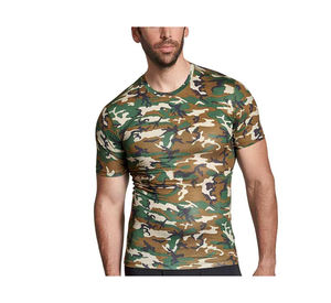 Mma Rashguard Tops chemises de Compression personnalisées pour hommes, Compression à manches courtes, chemise de compression de gymnastique - Product Image 1