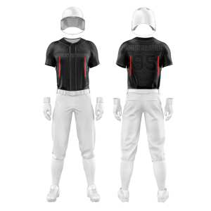 Conçu sur mesure pour hommes Softball Baseball Jersey Shirt respirant Sportswear Logo brodé sublimé cousu uniforme d'équipe - Product Image 1