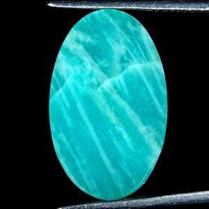 100% naturel vert Amazonite Cabochons calibré ovale coupe Flatback pierres précieuses en vrac en gros du fabricant indien - Product Image 1