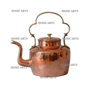 Bouilloire en cuivre au design avantageux Bouilloire à café ronde de qualité supérieure pour les ustensiles de cuisine à la maison - Product Image 1