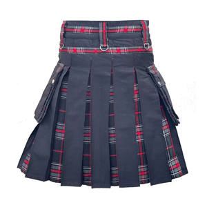 Kilt écossais gothique pour homme, motif tartan Spirit of Bruce, avec tablier frontal, modèle hybride 2026 - Product Image 2