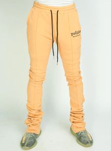 <b>Men's</b> High Waist Cotton Flared <b>Joggers</b> Straight Wide Leg Puff Printed Sweatpants <b>Denim</b> Stacked Sports Pants - Product Image 5