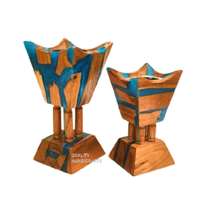 Quemador de madera de resina epoxi moderno Madhkan Premium árabe Oud para el ambiente de Ramadán que mejora el Ramadán con Oud árabe aromático - Product Image 6