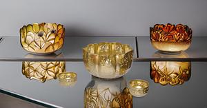 Large Floral Urli Bowl <b>Stand</b> Metal Table <b>Vase</b> for Home Decor Floating Flowers Candles Wedding Office Pooja Decoration - Product Image 6