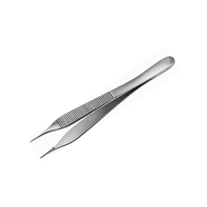 Pinzas Adson Brown de Acero Inoxidable de Alta Calidad, Pinzas TC de Grado A, Instrumentos Quirúrgicos Dentales Manuales con Certificación CE de Lujo - Product Image 2