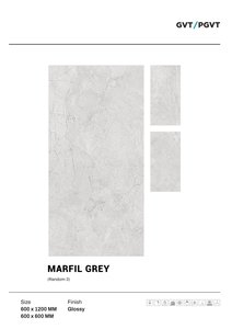 600x600mm/600x1200mm Carrelage en porcelaine pleine texture de ciment Carrelage rustique mat pour carrelage intérieur et extérieur au sol et au mur - Product Image 2