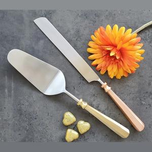 Serveur à gâteau en acier inoxydable de designer, best-seller, spatule et couteau à dessert en métal en gros pour restaurant et hôtel - Product Image 1