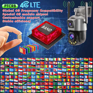 Kamera <span class=keywords><strong>CCTV</strong></span> Solar 4G Kartu SIM 8MP Pelacakan Otomatis Manusia Sistem Keamanan PTZ Zoom Optik 36x Lensa Ganda Luar Ruangan IP65 - Product Image 4