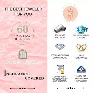 Bague de fiançailles pour femme en diamant de laboratoire taillé 0,05 carat, certifiée IGI, PT950, design floral, cadeau d'anniversaire de mariage - Product Image 4