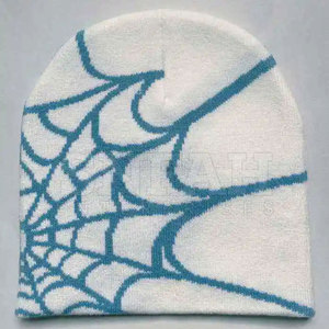Venta al por mayor logotipo personalizado gorros de moda sombreros de alta calidad cálido invierno liso teñido gorros de punto sombrero - Product Image 2