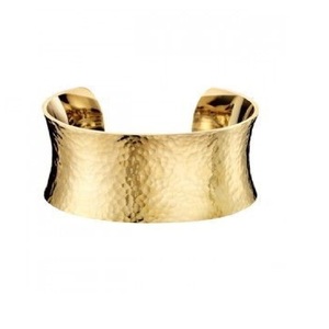 Bracelet manchette large en laiton massif fait main, style vintage, pour femme, en laiton éthique, vente en gros depuis l'Inde - Product Image 1