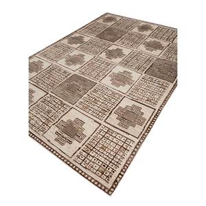 Tapis en laine afghane classique géométrique Manifest Gold, noué à la main, 9x12, pour la décoration de la maison, du salon et de la voiture RE-1162 - Product Image 2