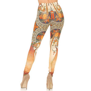 Pantalon de yoga d'entraînement taille haute taille moyenne Leggings sensation de confort imprimé par sublimation logo personnalisé tricoté OEM tarif de gros - Product Image 6