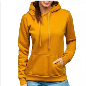 BD femmes sweats à capuche surdimensionnés sweats en molleton avec Logo avant pull à manches longues décontracté motif solide tenues automne/hiver - Product Image 1