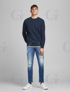 เสื้อเชิ้ตแขนยาวคอลูกเรือ,เสื้อขนแกะสำหรับผู้ชายและผู้หญิงออกแบบได้ตามต้องการ - Product Image 2