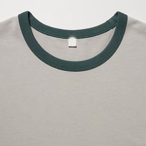 เสื้อยืดคอกลมแขนสั้นสำหรับผู้ชายเสื้อยืดผ้าฝ้ายคอตตอน - Product Image 5