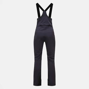 Ropa de esquí de invierno personalizable para mujer, pantalones impermeables con pechera, características a prueba de viento, Material transpirable, cremallera con estampado de logotipo - Product Image 4