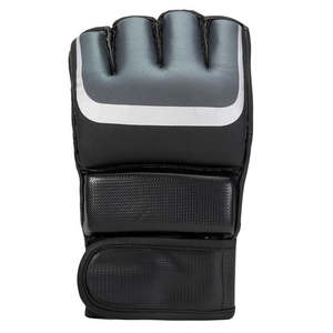 Gants de MMA pour hommes professionnels, demi-doigts, respirants, en matière douce, avec logo personnalisé, fabrication en usine - Product Image 3