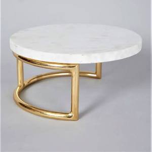 Support à gâteau décoratif écologique sur mesure en marbre et verre, idéal pour les mariages - Vente chaude - Product Image 2