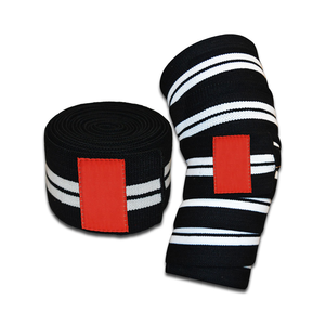 Genouillères élastiques de fitness unisexes à usage intensif, meilleures ventes, OEM, quantité minimale de commande basses personnalisées pour entraînement de compression, accessoires de gymnastique, genouillères - Product Image 5