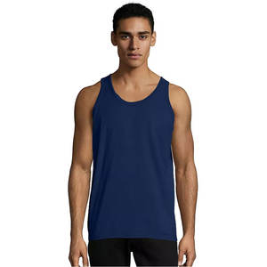 Camiseta sin mangas para correr para hombre, camisetas deportivas sin mangas de algodón de alta calidad para hombre, personalizadas - Product Image 5