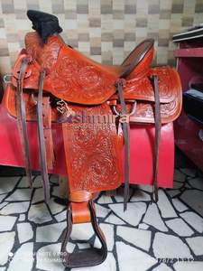 Western Wade Tree Premium Ranch Roping Saddle, Collar de pecho de cuero personalizado y riendas, Cowboy Horse Ranch Venta caliente - Product Image 3