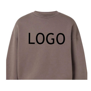 La última sudadera de algodón de peso pesado para hombres con logotipo de impresión personalizado de manga larga informal para el servicio OEM de otoño - Product Image 6