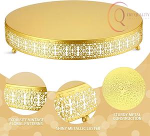 แม่พิมพ์เค้กโลหะหรูหรา ดีไซน์ทันสมัย เป็นมิตรกับสิ่งแวดล้อม สำหรับจัดแสดงขนมหวานอย่างสวยงามและตกแต่งบ้าน บรรจุภัณฑ์แบบถุง OPP - Product Image 3