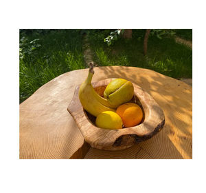 Handmade <b>Wood</b> <b>Fruit</b> <b>Bowl</b> Natural Polished Wooden dough <b>Bowl</b> Sustainable Eco Friendly Kitchenware - Product Image 5
